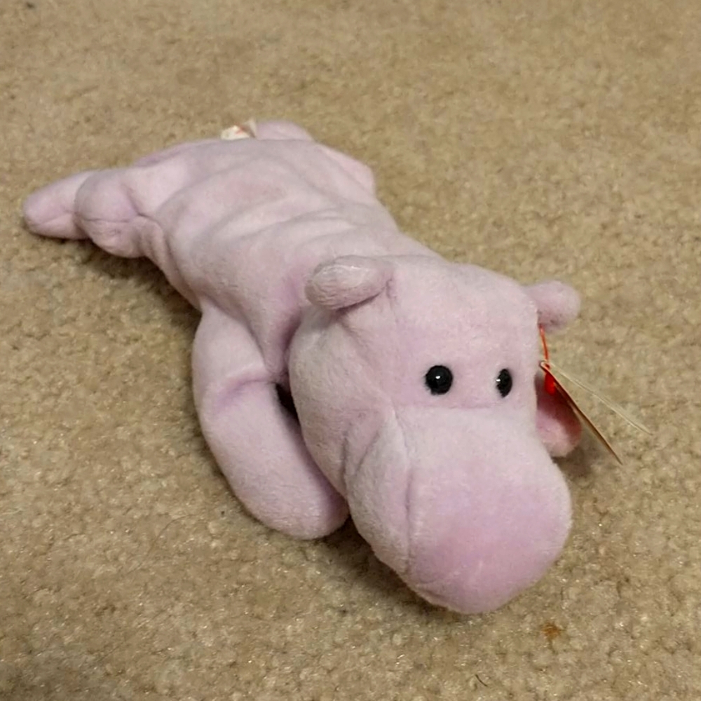 Retired Happy the Hippo Beanie Baby